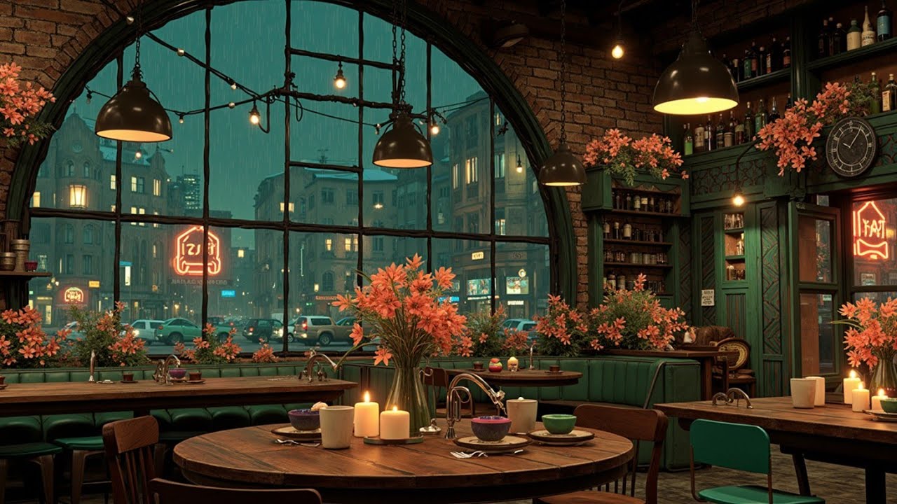 Уютная Зимняя Джаз Кафе Музыка для Отдыха - Фортепианный Джаз и Атмосфера Кофейни