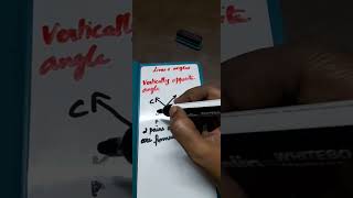 Lines And Angles - Vertically Opposite Angles