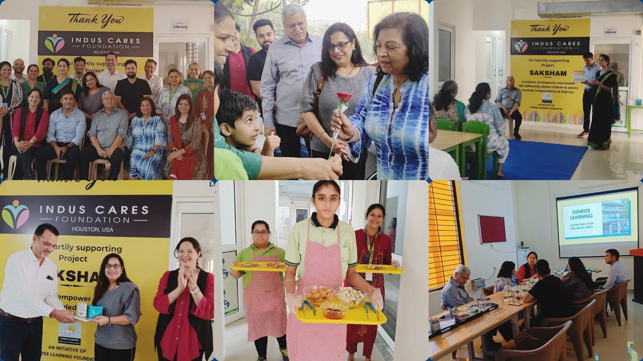 INDUS CARE FOUNDATION HOUSTON USA Team at SUNRISE LEARNING YouTube