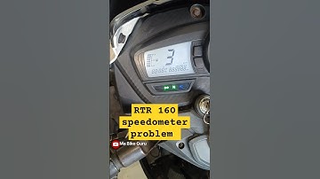 RTR 160 speedometer problem | apache speedometer not working #automobile #motorcycle #mechanic #bike