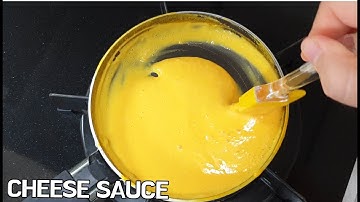 HOMEMADE CHEESE SAUCE RECIPE 초간단 치즈소스 만들기