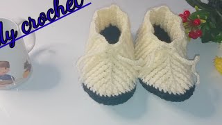 لكوك/حذاء/تليج كروشية  crochet ashose