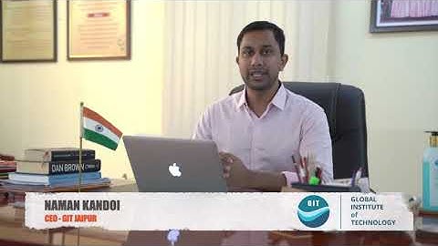 Mr. Naman Kandoi CEO GIT, Jaipur