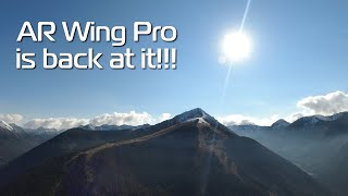 AR Wing Pro - back in the air, chasing mountains