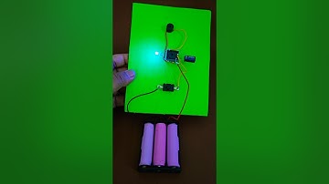 Amazing LED Flasher by using Lithium Battery Relay and Buzzer ❤️ #flasher #shorts #ytshorts