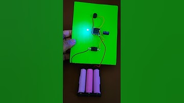 Amazing LED Flasher by using Lithium Battery Relay and Buzzer ❤️ #flasher #shorts #ytshorts