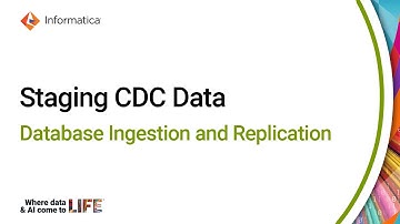 Staging CDC Data in Database Ingestion and Replication