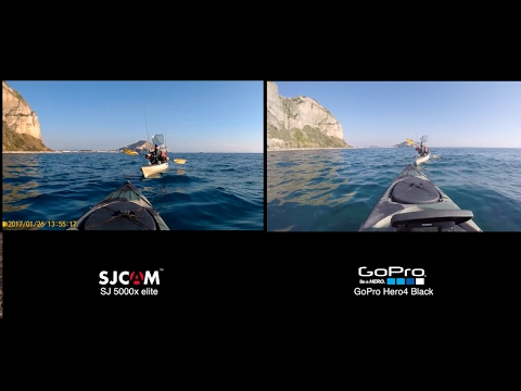 SJCAM SJ5000X ELITE vs Gopro Hero4 Black - Action cam for our kayak fishing