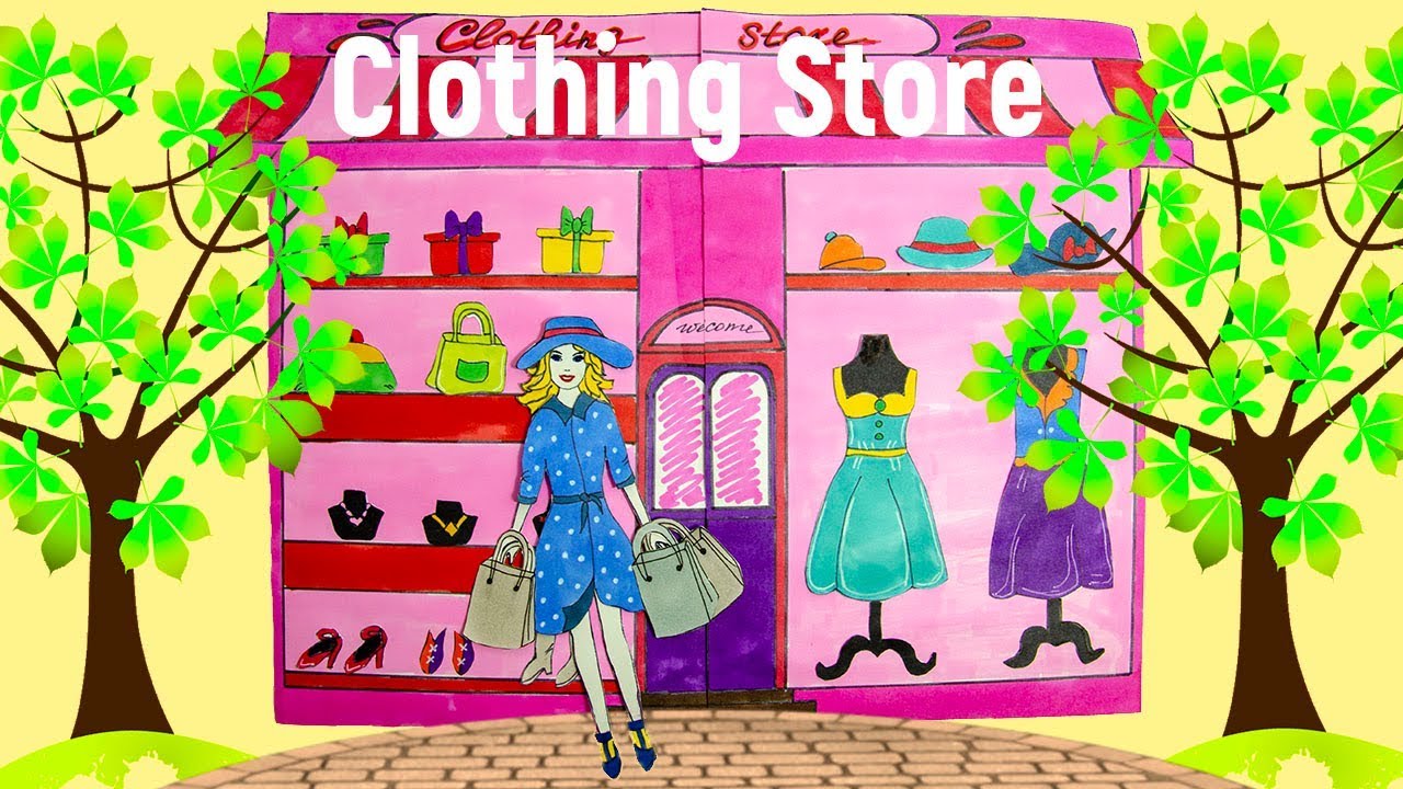 Paper Dolls Dress Up Clothing Store YouTube