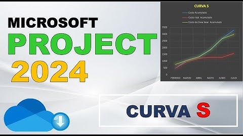 COMO CREAR LA CURVA S EN PROJECT O CURVA DE AVANCE