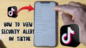 How to View Security Alert on TikTok
