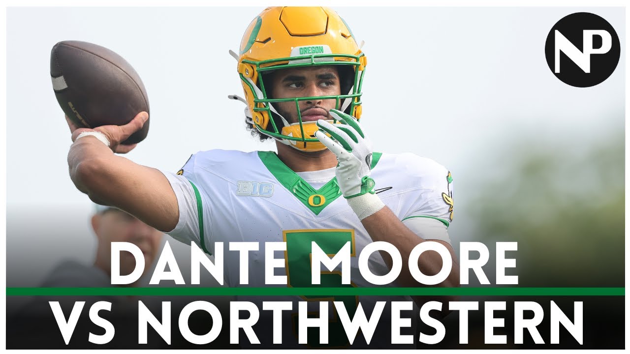 Oregon vs Northwestern | Dante Moore NFL Draft Film