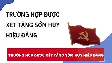 Trường hợp được xét tặng sớm Huy hiệu Đảng | Báo Lao Động