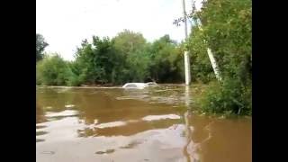 Наводнение в Иркутске. Предместье Копай