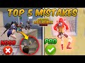 TOP 5 DEADLY MISTAKES YOU MAKE IN PUBG MOBILE & TIPS AND TRICKS TO FIX THEM!!! #2