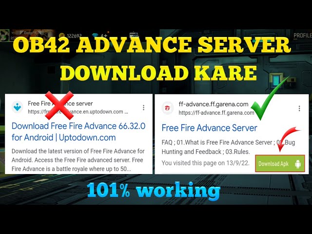 Free Fire Advance for Android - Download the APK from Uptodown