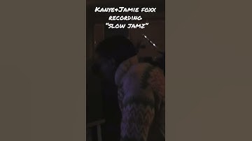 Thumbnail of Kanye & Jamie Foxx in studio recording “Slow Jamz” jeen yuhs clip #shorts