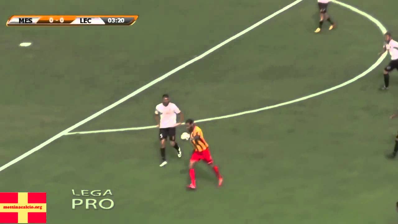 Messina-Lecce 3-1 Gol Moscardelli
