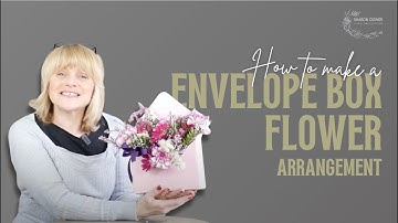 How to Create an Envelope Flower Arrangement with Gerbera & Heather 🌸 Easy Personalised Gift Guide