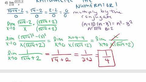 Finding Limits Algebraically Part 1