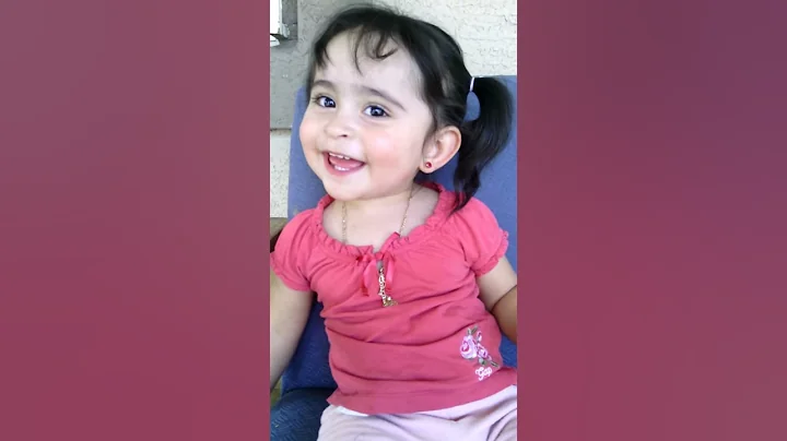 1 year old singing her abc