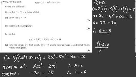 q3   C2 Edexcel May 2013 Non Replacement Paper   Quick worked examples   core 2 AS maths