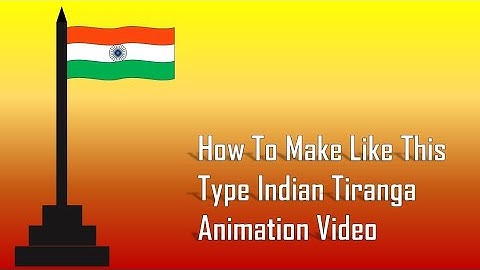 How To Make Indian Tiranga Flag Animation video in MS Power Point