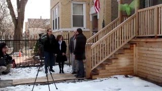 Famous Roy P. Disney Cutting Ribbon on The Walt Disney Birthplace Profile