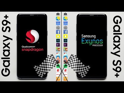 Galaxy S9 (Snapdragon) vs. Galaxy S9 (Exynos) Speed Test