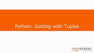 In Python you sort with a tuple - Peterbe.com In Python You Sort With A Tuple - Peterbe.Com
