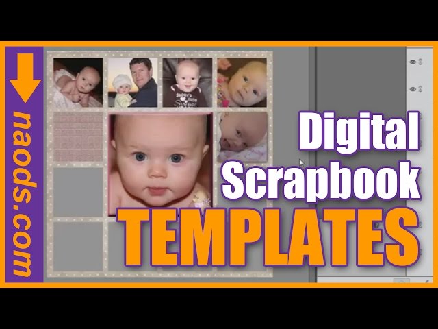 Using Digital Scrapbook Templates in Photoshop Elements 13 - YouTube using-digital-scrapbook-templates-in-photoshop-elements-13-youtube