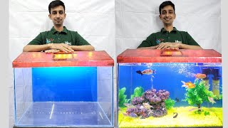 How to make fish tank setup