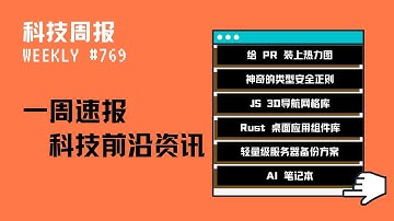 科技周报｜给 PR 装上热力图；神奇的类型安全正则；JS 3D导航网格库