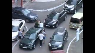 Russian street brawl.