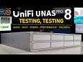 UniFi UNAS Pro 8 - Noise, Performance, Temps &amp; Power Consumption Tests