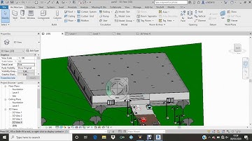 Mini carpark design on Revit