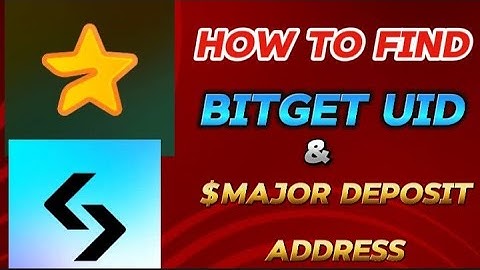 How To Find Bitget Exchange UID and Major Deposit Address  on Bitget Exchange.