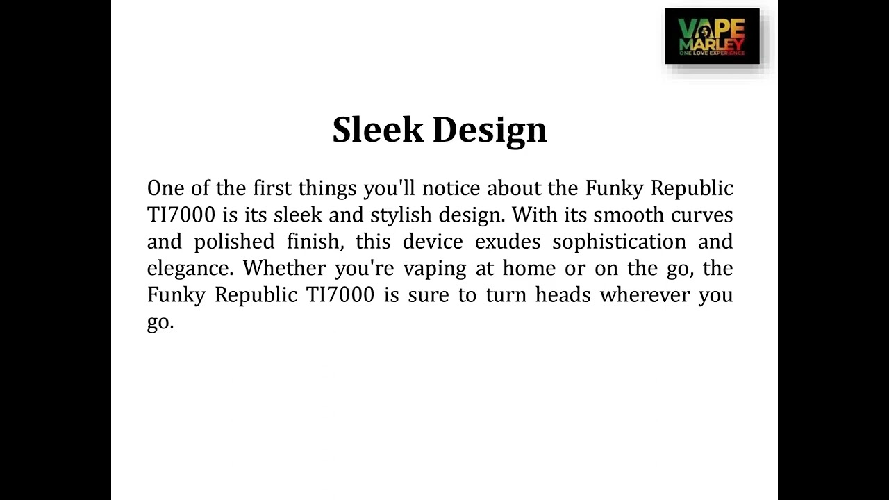 Funky Republic TI7000