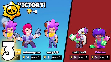 Brawl Stars Gameplay Walkthrough Part 3 - Three wins (iOs, Android)