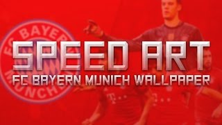 Speed Art - FC Bayern Wallpaper screenshot 2