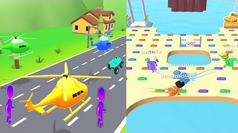 Bridge race - shape shifting game Mix levels Gameplay walkthrough Android, iOS BSG6EN #funny#kids