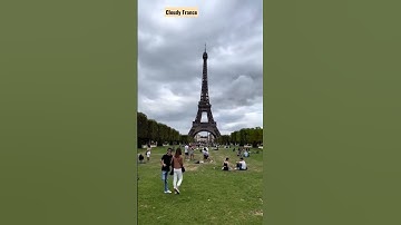 Cloudy Paris, France