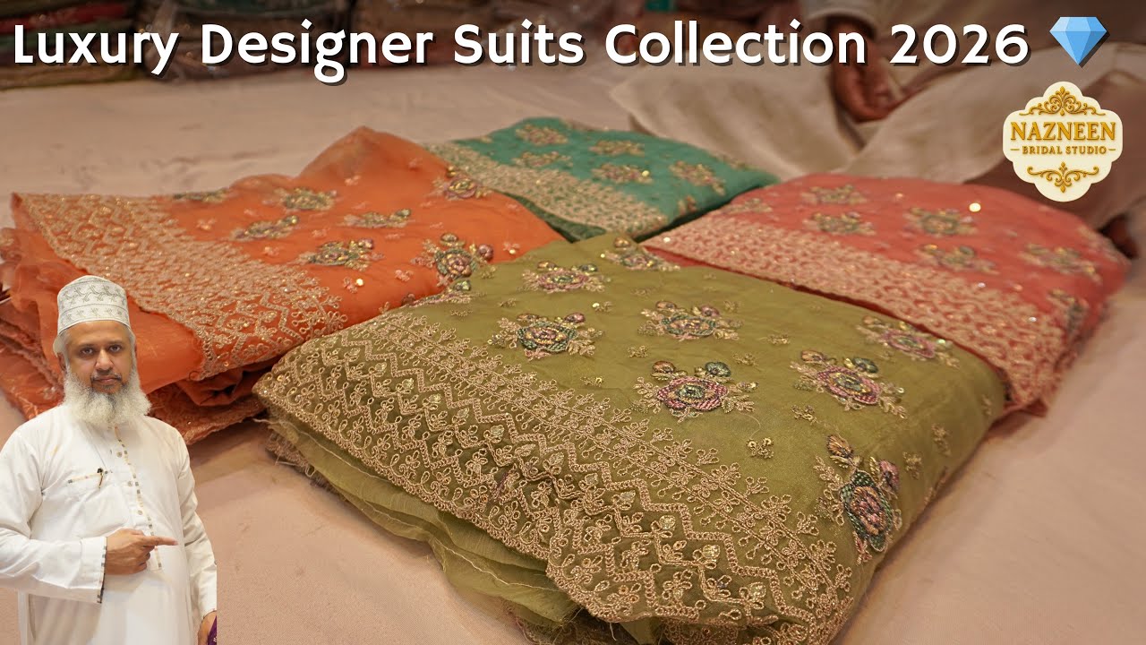 Designer Suits Finest Work ✨ Premium Bridal Designer Collection | Luxury Zardozi Outfits Hyderabad