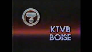 KTVB Station ID 1985-86 Idaho's News Channel