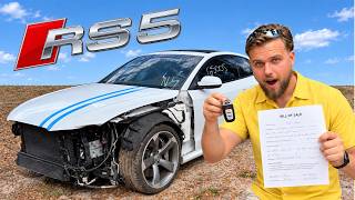 I BOUGHT A WRECKED AUDI RS5 FOR $2,900. WAS IT A MISTAKE?