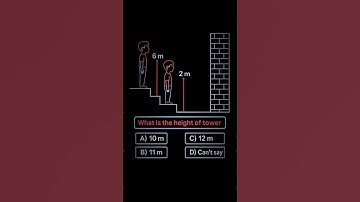 "Challenging Logic Puzzle: Find the Height of the Tower" | Math puzzles 🤯