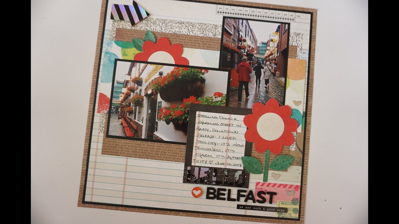 Scrapbook Layout #32 scrapbooking tiendas