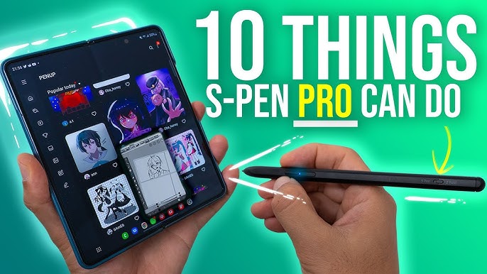 How to use S Pen Pro on my Galaxy Z Fold4
