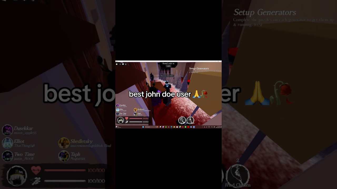 almost trapped the whole server in the same room 