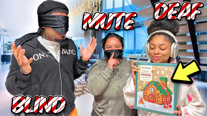 Blind , Deaf , Mute CHRISTMAS Baking Challenge 🎄👀